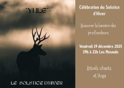 Célébration solstice d&rsquo;hiver – décembre 2025